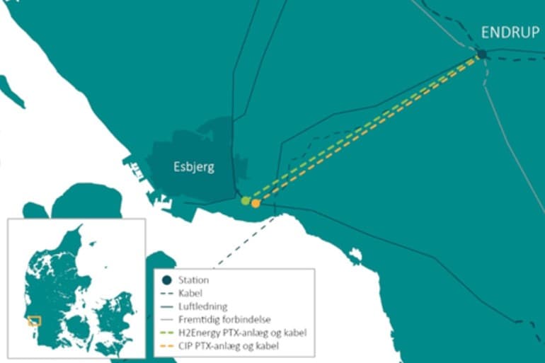 Endnu et PtX-anlæg i Esbjerg underskriver nettilslutningsaftale 