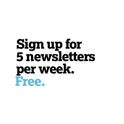 Sign up for the newsletter