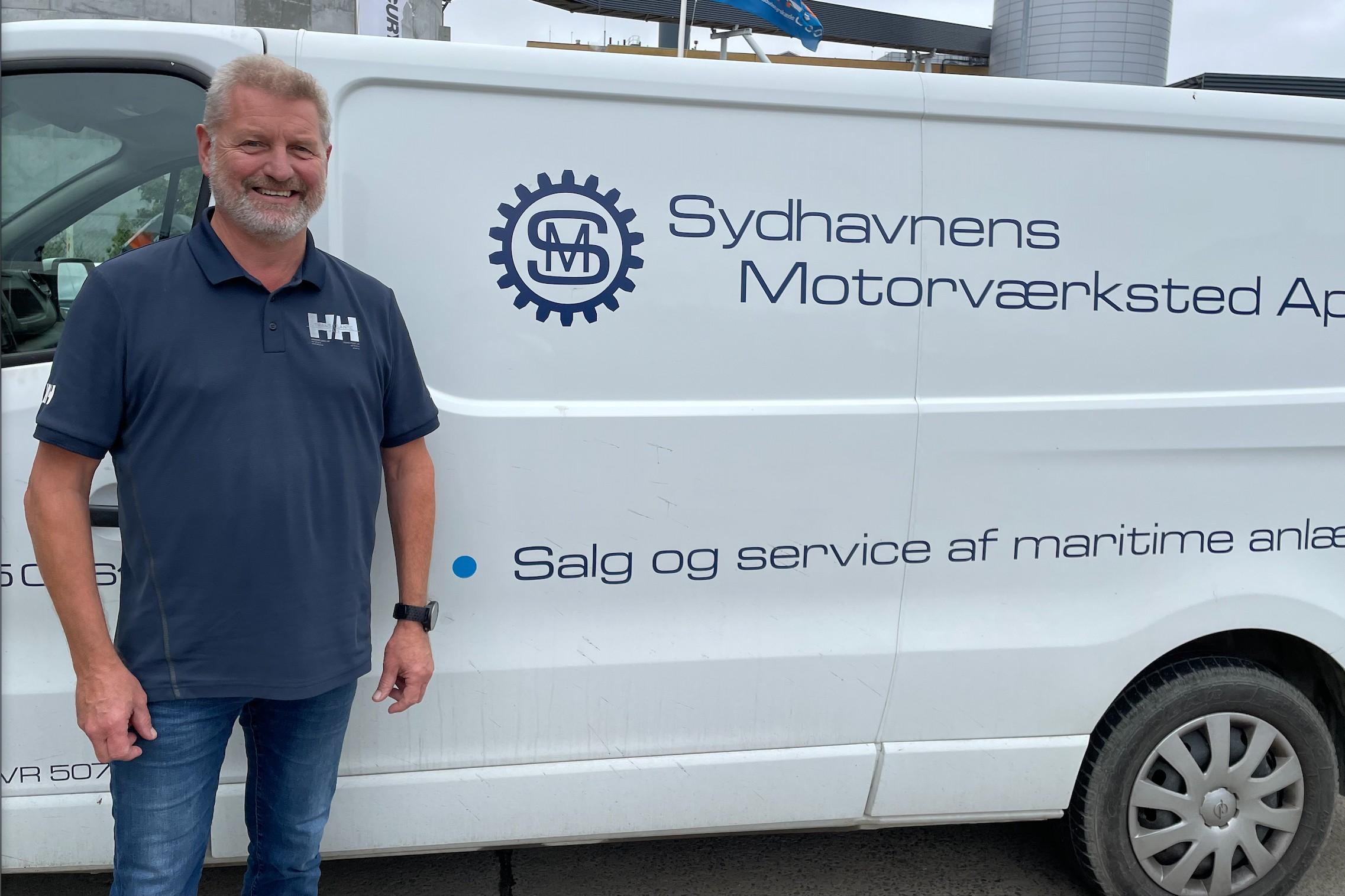 Sydhavnens Motorværksted i Rønne gør klar til endnu mere vind i Østersøen