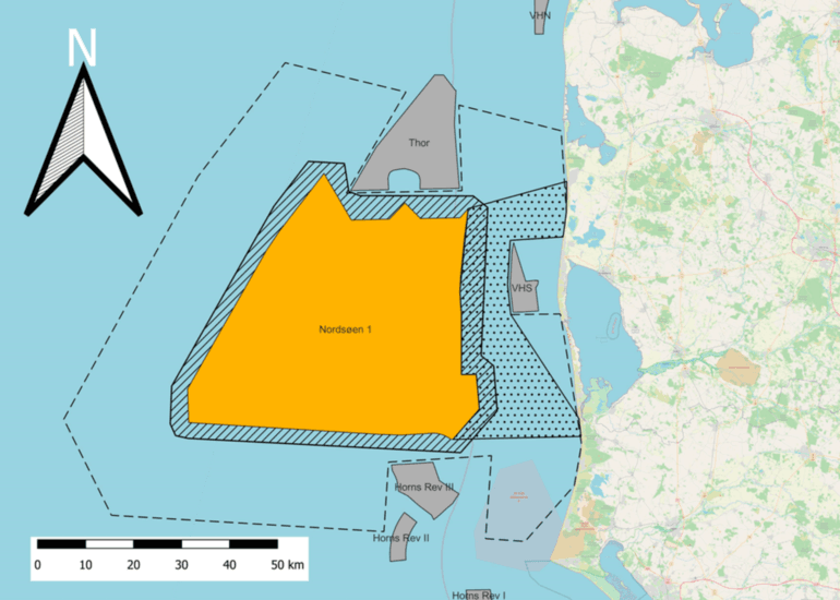 Energistyrelsen giver tilladelse til forundersøgelser for havmølleparker i stort område i Nordsøen